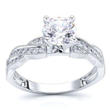 Winnipeg Pave Set Engagement Ring