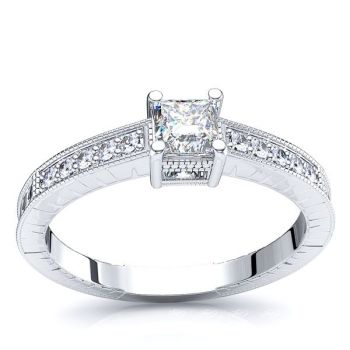 West Virgina Pave Set Engagement Ring