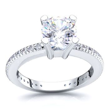 Vancouver Pave Set Engagement Ring