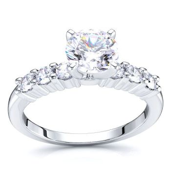 Melina Sidestone Engagement Ring
