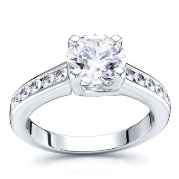 Oakland Sidestone Engagement Ring