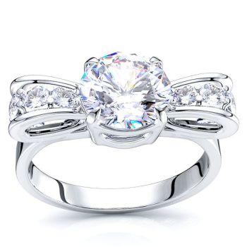 Astoria Fancy Bow Design Engagement Ring