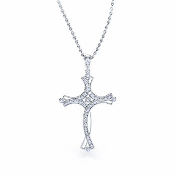 Dorotea Diamond Cross Pendant
