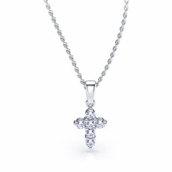 Lisa Diamond Cross Pendant