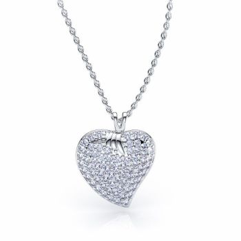 Nieve Diamond Heart Pendant