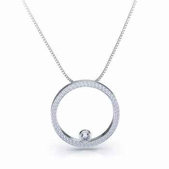 Trinidad Circle Diamond Pendant