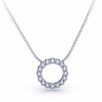 Orsina Circle Diamond Pendant