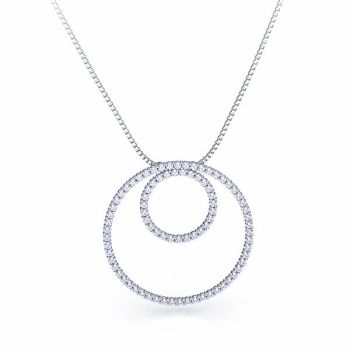 Gwenaelle Diamond Circle Pendant