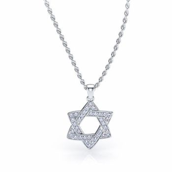 Suzette Religious Star of David Pendant