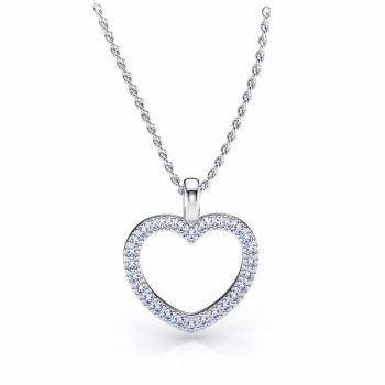 Fina Diamond Heart Pendant
