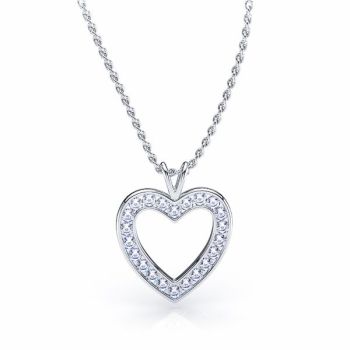 Conchita Diamond Heart Pendant