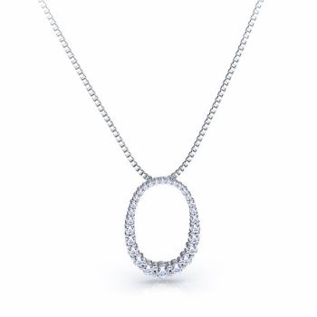 Deni Diamond Circle Pendant