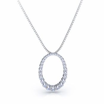 Tomasa Diamond Circle Pendant
