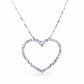 Aleta Diamond Heart Pendant