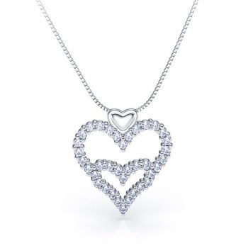 Estela Diamond Heart Pendant