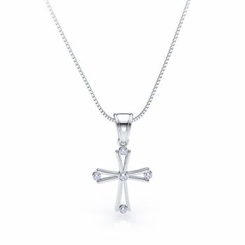 Christiane Diamond Cross Pendant