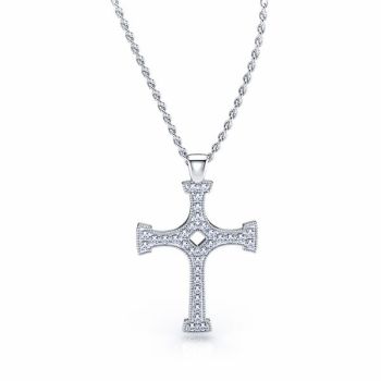 Orabella Diamond Cross Pendant