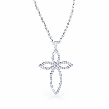 Placide Diamond Cross Pendant