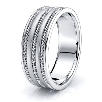 Ian Women Hand Braided Wedding Ring
