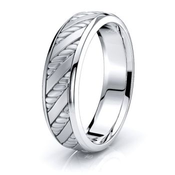 EzraWomen Hand Braided Wedding Ring