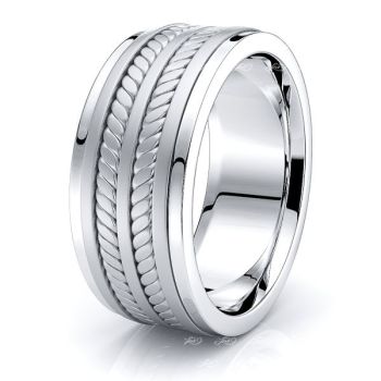 Oscar Women Hand Braided Wedding Ring