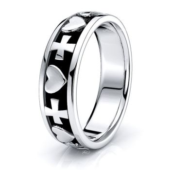 Flynn Christian Handmade Women Wedding Ring
