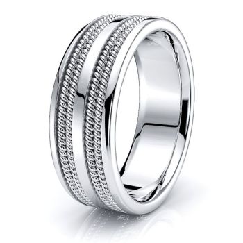 Gideon Women Hand Braided Wedding Ring