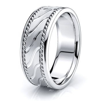 Lennox Women Hand Braided Wedding Ring