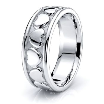 Phineas Handmade Heart Women Wedding Ring