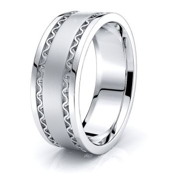 Maverick Women Hand Braided Wedding Ring