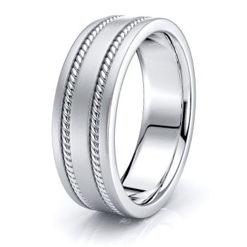 Lucius Women Hand Braided Wedding Ring