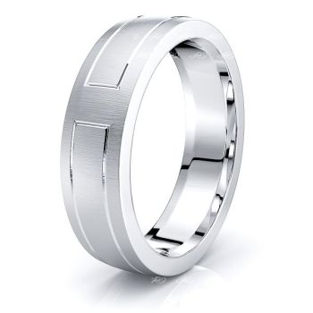 Xanthe Solid 6mm Mens Wedding Band Xanthe Solid 6mm Mens Wedding Band