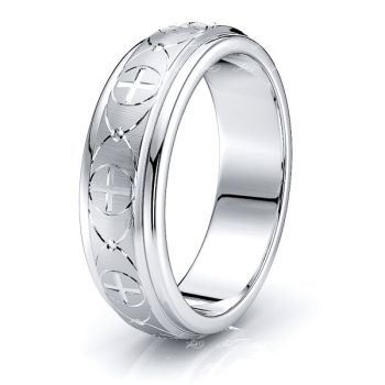 Lilith Solid 6mm Mens Wedding Band