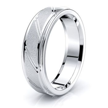 Minerva Solid 6mm Mens Wedding Ring