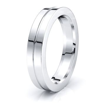 Paloma Solid 4mm Mens Wedding Ring