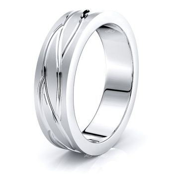 Francine Solid 7mm Mens Wedding Band