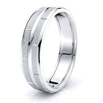 Jagger Solid 6mm Mens Wedding Band