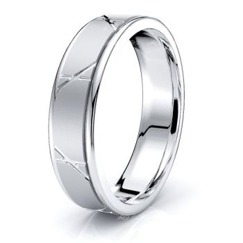 Talia Solid 6mm Mens Wedding Ring