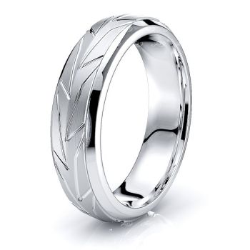 Laurel Solid 6mm Mens Wedding Ring