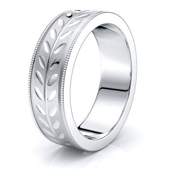 Matteo Solid 7mm Mens Wedding Band