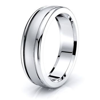 Asa Solid 6mm Mens Wedding Ring