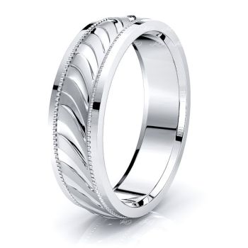 Trevor Solid 7mm Mens Wedding Ring