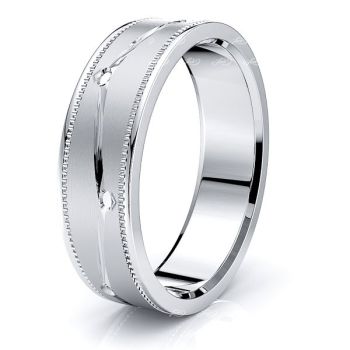 Sage Solid 7mm Mens Wedding Band