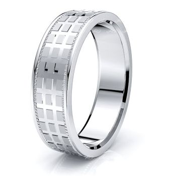 Hugh Solid 7mm Mens Wedding Band