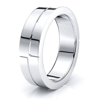 Lysander Solid 6mm Mens Wedding Band
