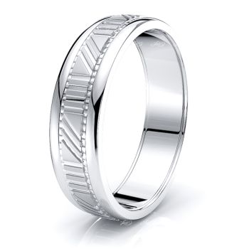 Valerie Solid 6mm Mens Wedding Band