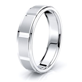Maria Solid 6mm Mens Wedding Ring