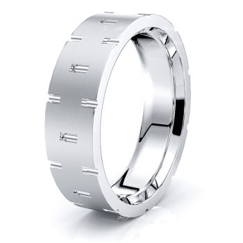 Alana Solid 6mm Mens Wedding Band