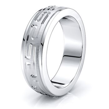 Julius Solid 7mm Mens Wedding Band