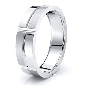 Norah Solid 7mm Mens Wedding Band